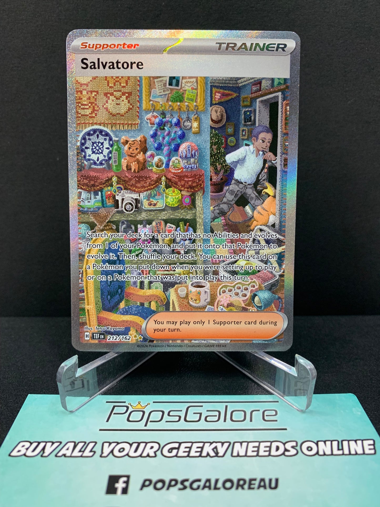 Salvatore 212/162 - Pokemon TCG S&V: Temporal Forces