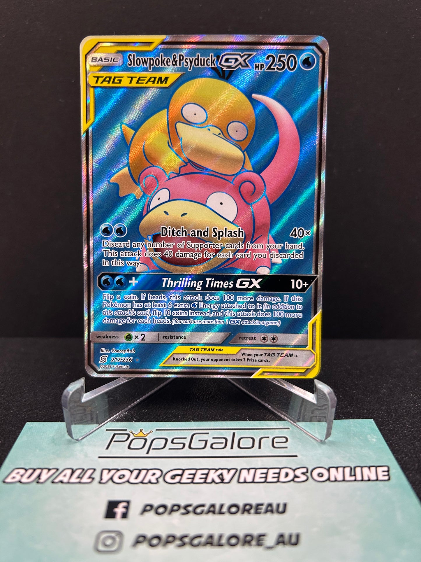 Slowpoke & Psyduck GX 217/236 - Pokemon TCG S&M: Unified Minds