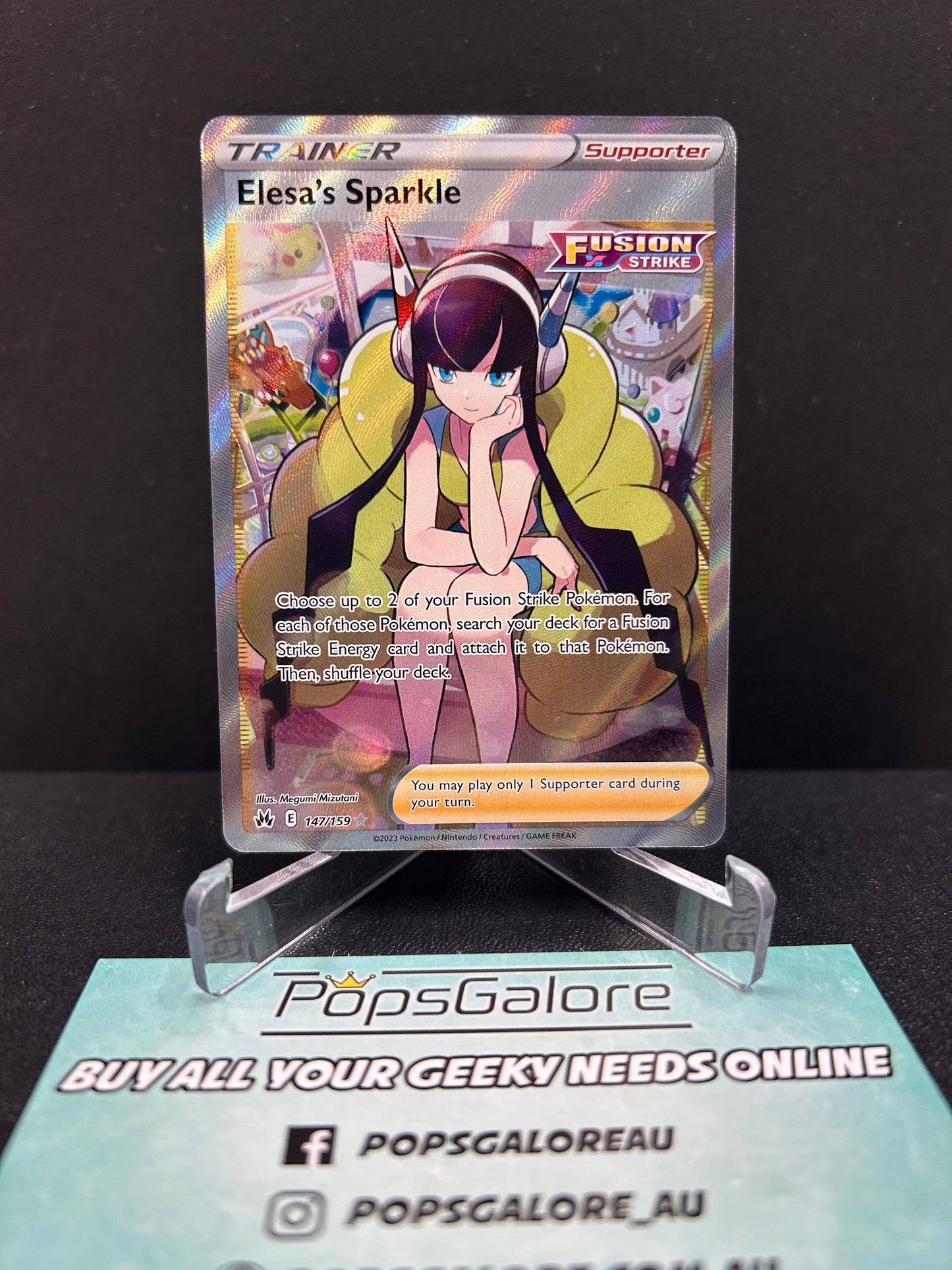 Elesa's Sparkle 147/159 - Pokemon TCG SWSH: Crown Zenith