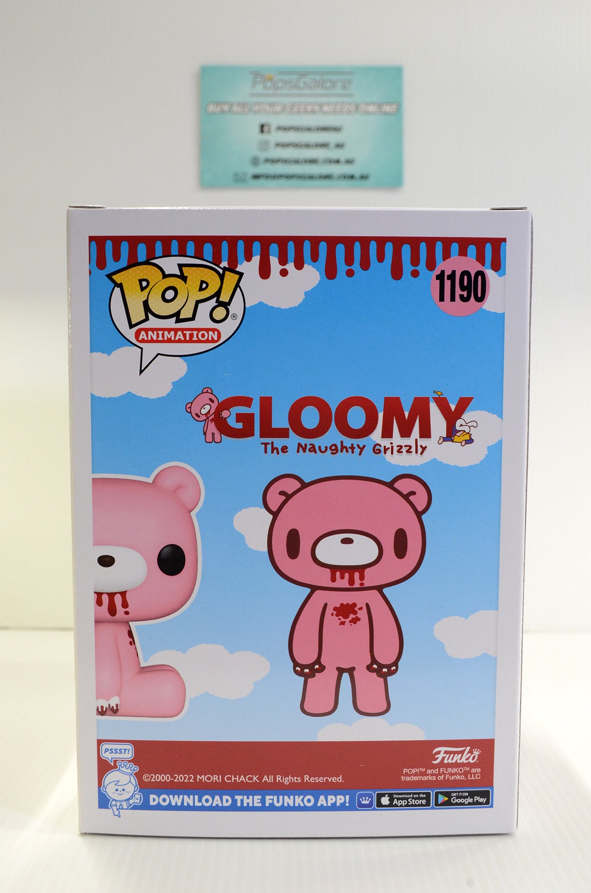 Gloomy Bear "Flocked" #1190 (Flocked Chase & Special Edition) - Pop Vinyl