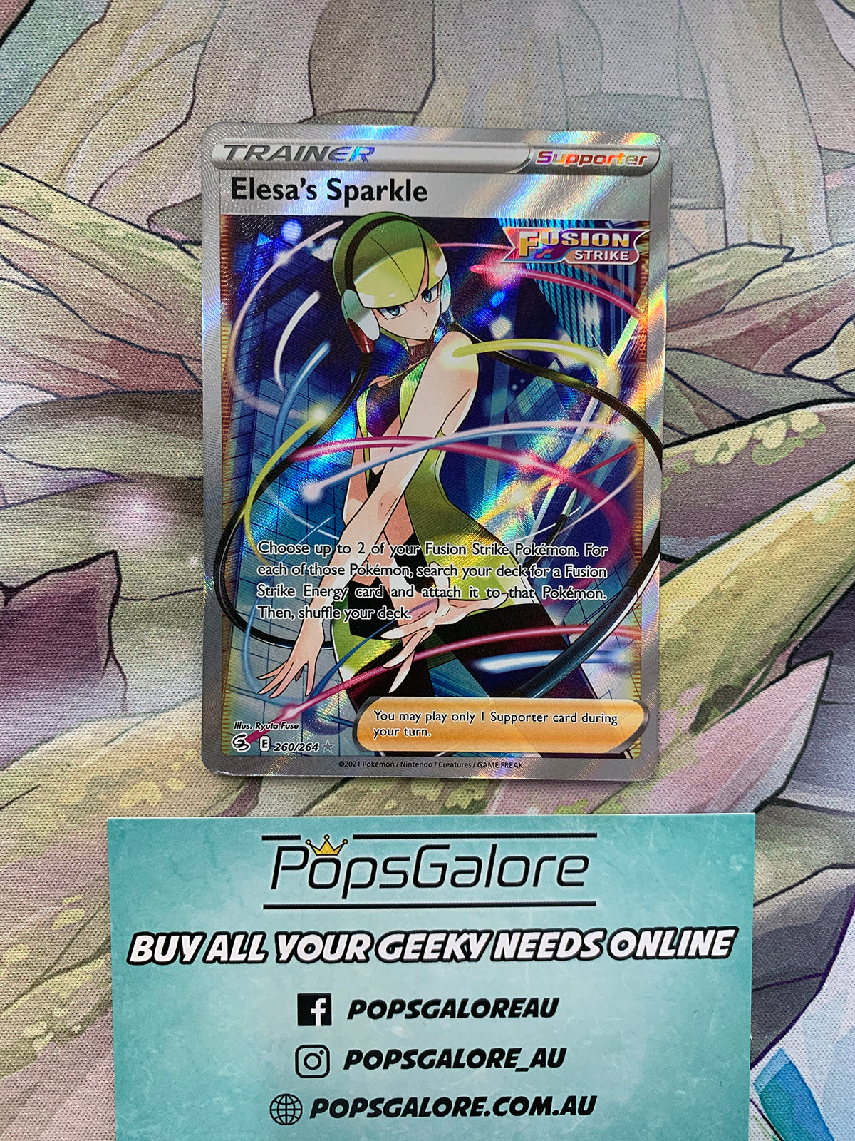 Elesa's Sparkle - 260/264 - Pokemon TCG SWSH: Fusion Strike *MP