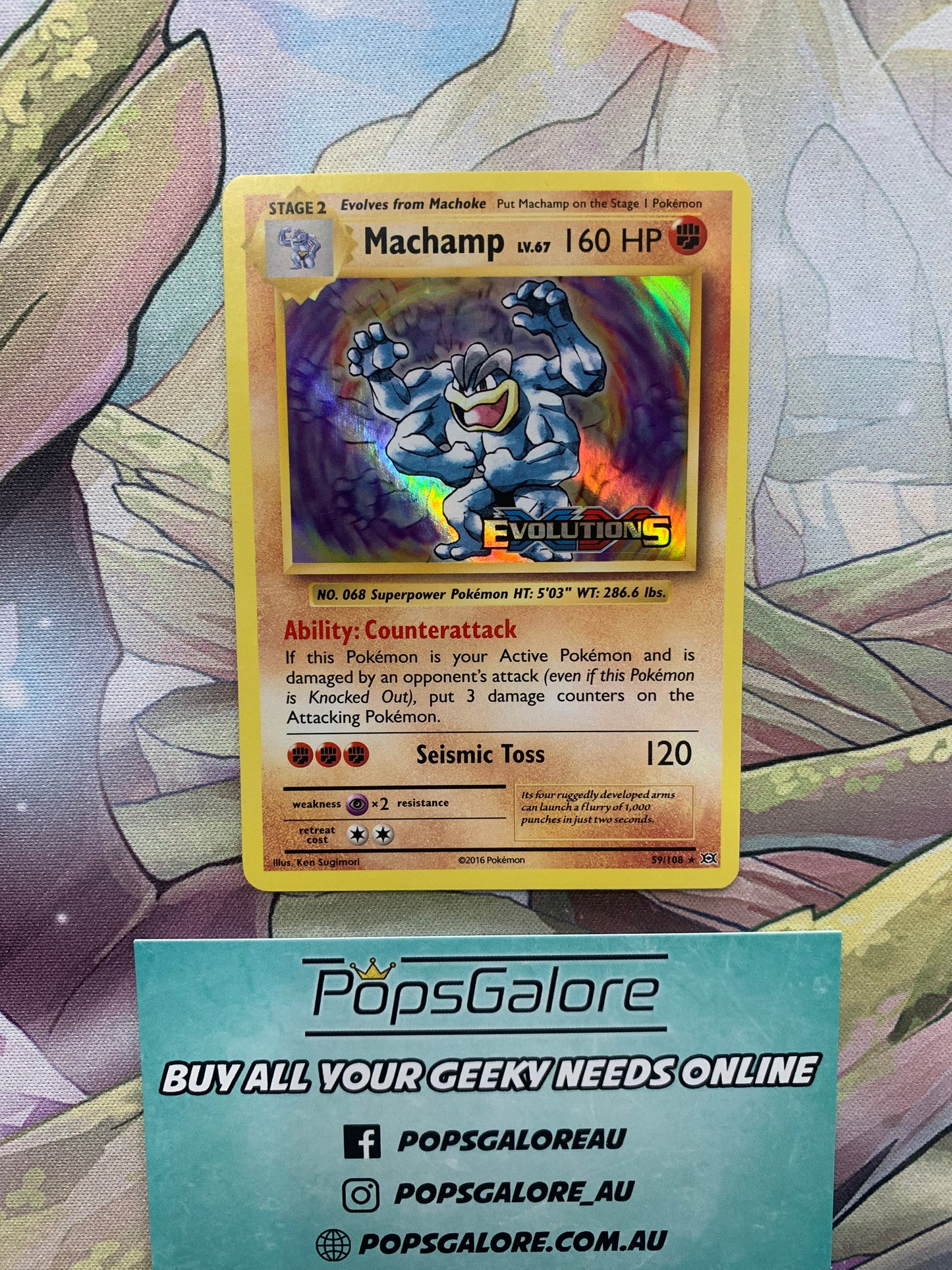 Machamp 59/108 - Pokemon TCG XY: Evolutions Prerelease Promo