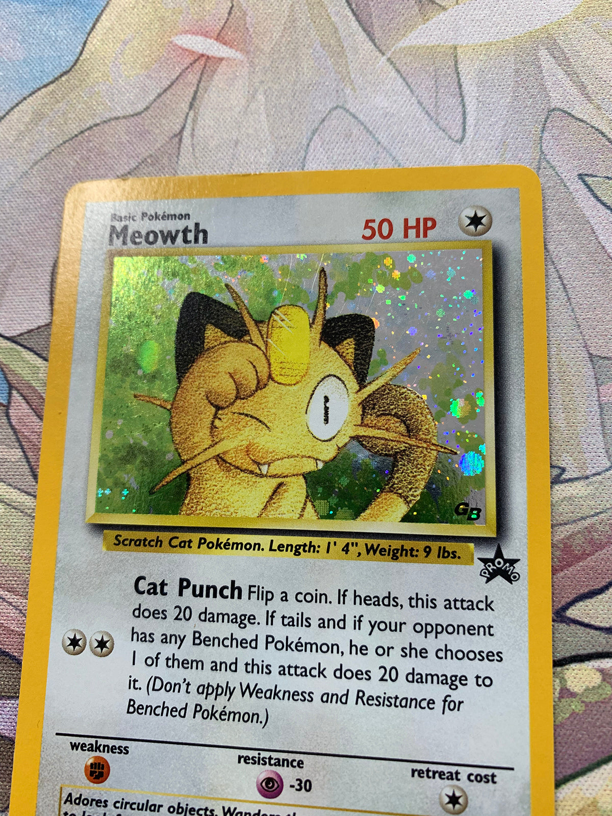 Meowth 10 - Pokemon TCG Gameboy Black Star Promo