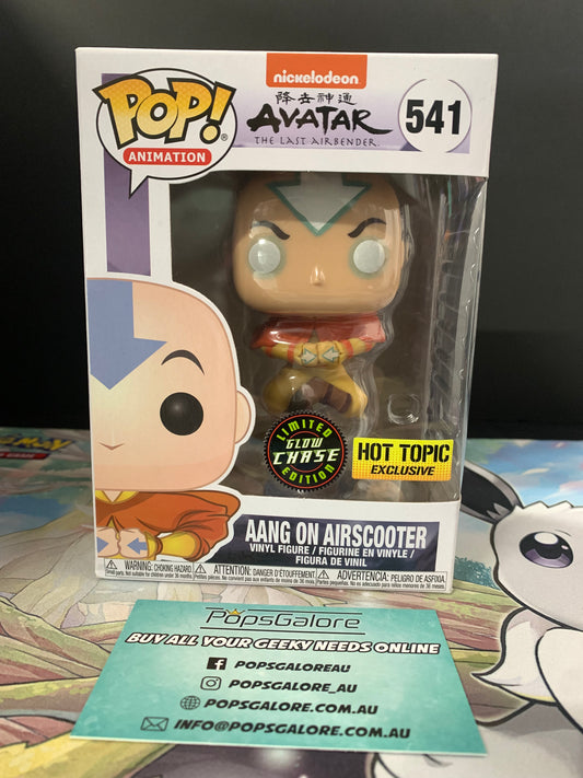 Avatar: The Last Airbender - Aang on Airscooter #541 (Hot Topic & Limited Edition Glow Chase) - Pop Vinyl