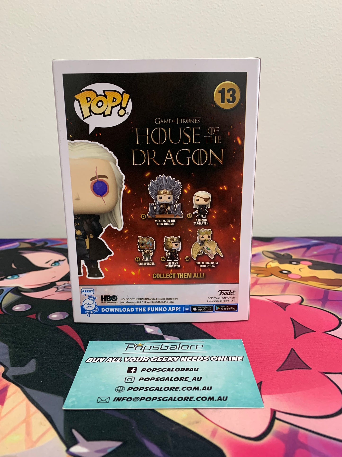 House of Dragon - Aemond Targaryen #13 (Limited Glow Chase) - Pop Vinyl