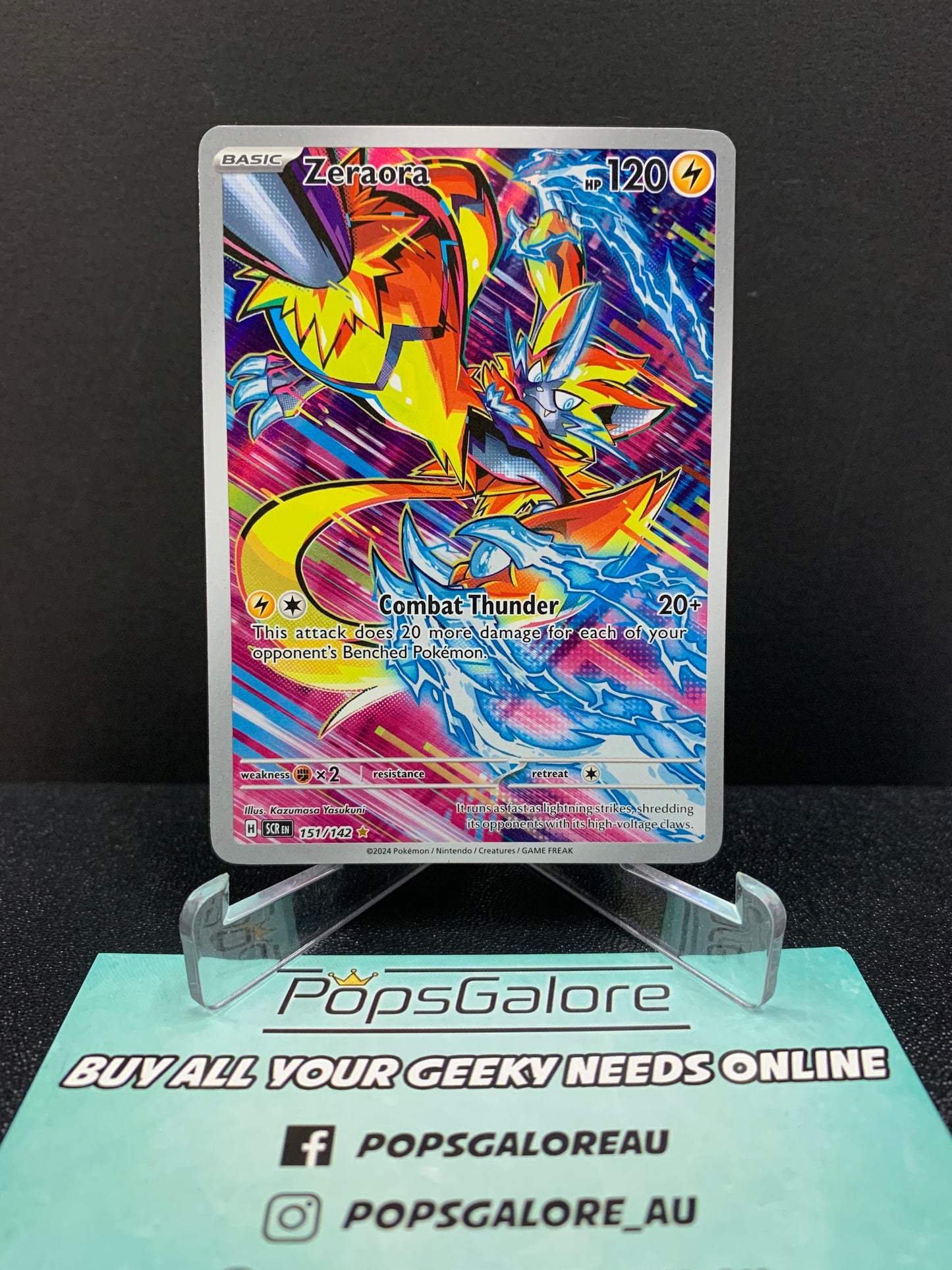 Zeraora 151/142 - Pokemon TCG SV: Stellar Crown