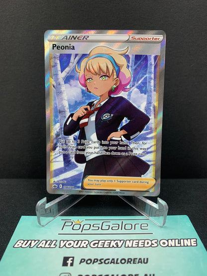 Peonia 196/198 - Pokemon TCG SWSH: Chilling Reign
