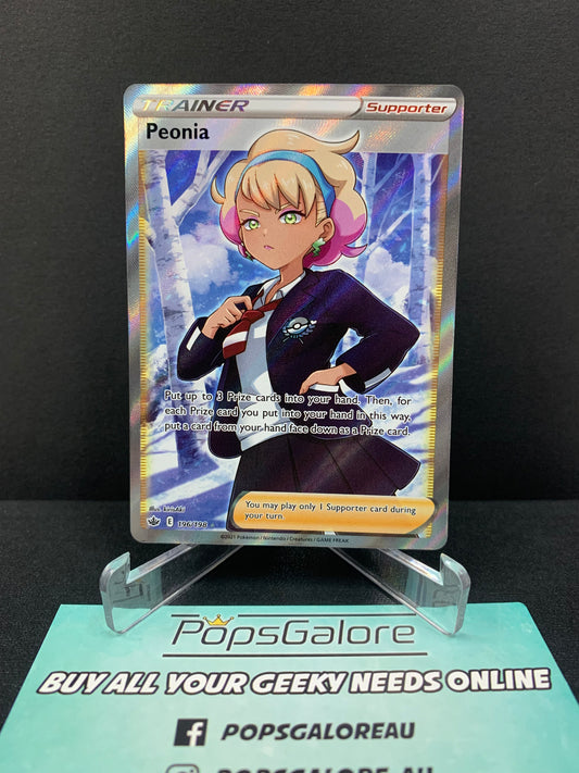 Peonia 196/198 - Pokemon TCG SWSH: Chilling Reign