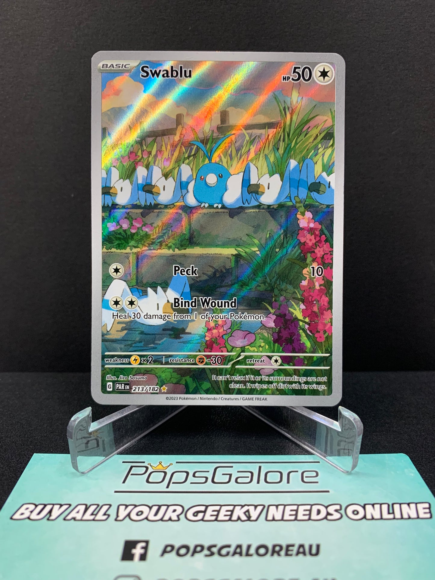 Swablu 213/182 - Pokemon TCG SV: Paradox Rift