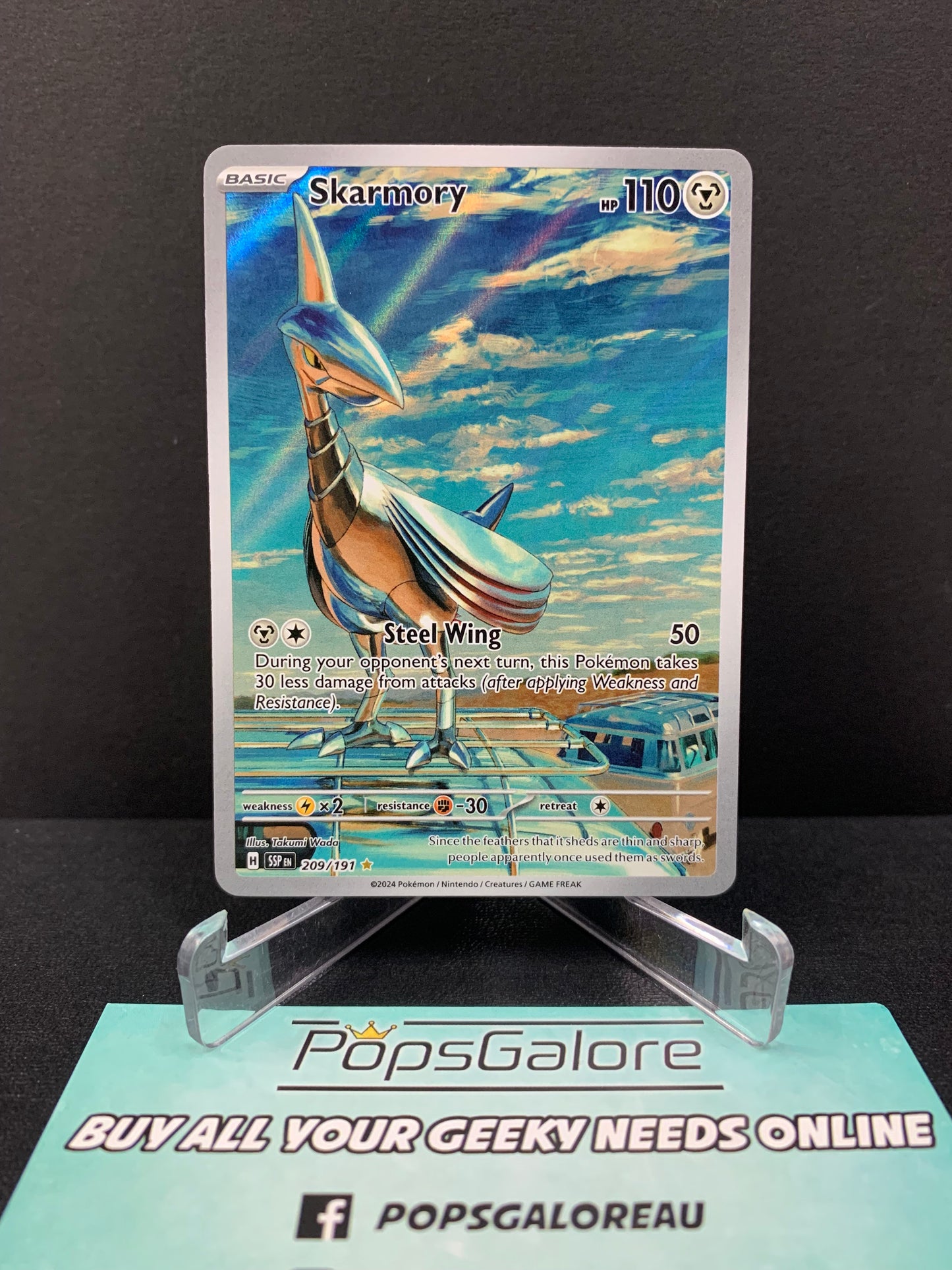 Skarmory 209/191 - Pokemon TCG SV: Surging Sparks