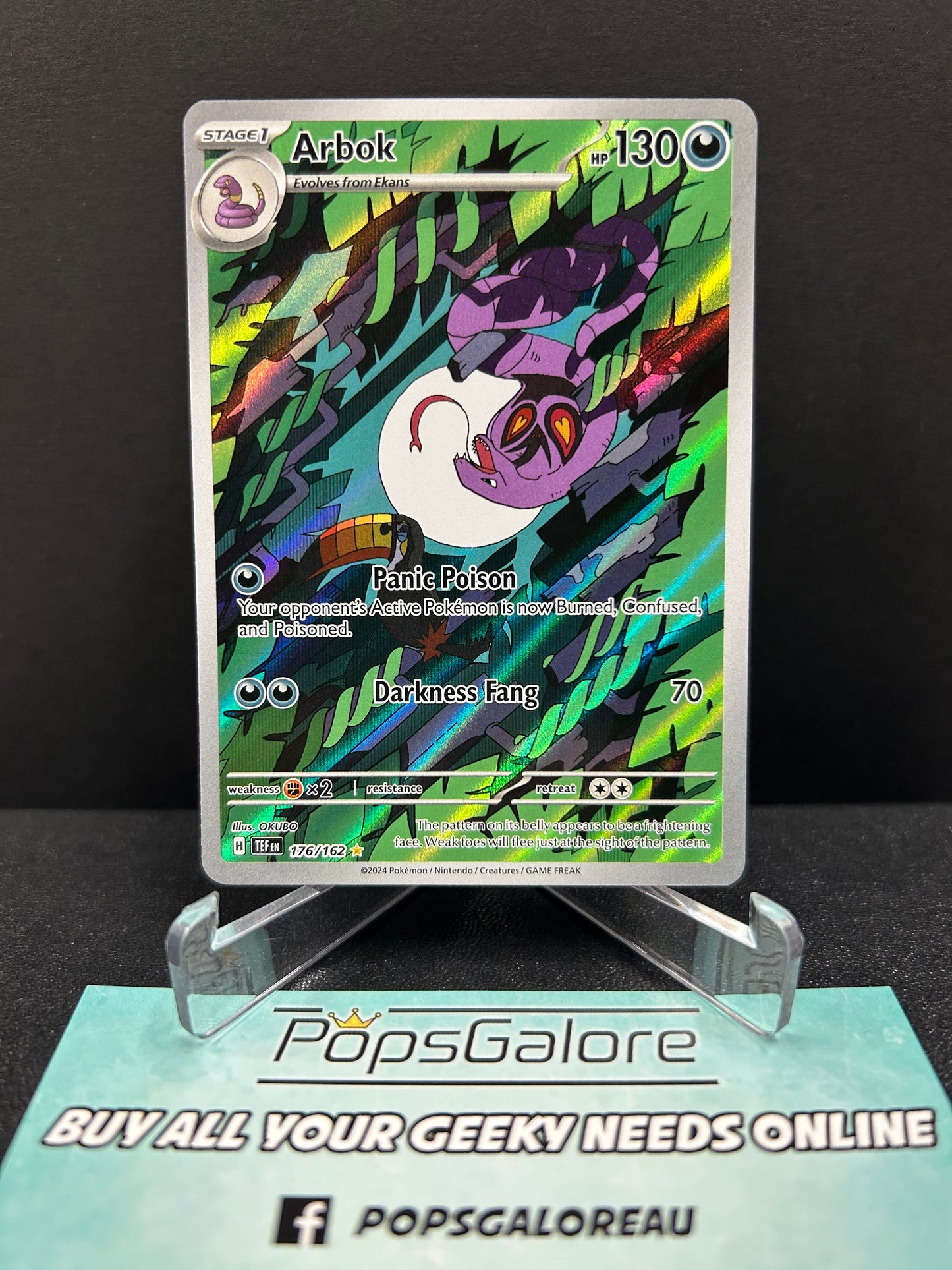 Arbok 176/162 - Pokemon TCG SV: Temporal Forces