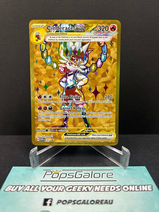 Cinderace ex SVP 163 - Pokemon TCG SV: Black Star Promo