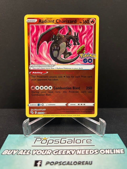 Radiant Charizard 011/078 - Pokemon TCG Pokemon Go