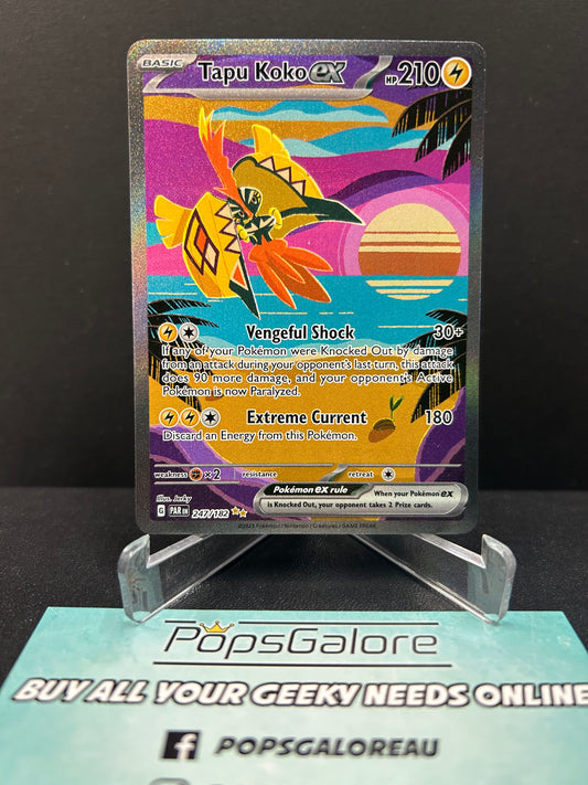 Tapu Koko ex 247/182 - Pokemon TCG S&V: Paradox Rift