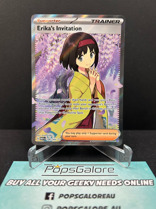 Erika's Invitation 196/165 - Pokemon TCG S&V: 151 English