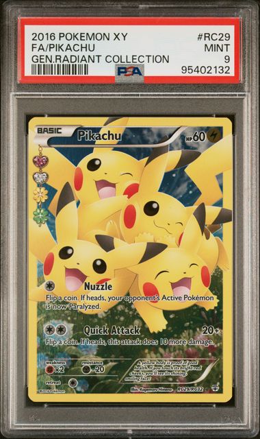 Pikachu RC29 PSA 9 - Pokemon TCG 95402132