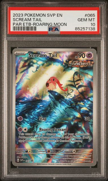 Scream Tail SVP 065 PSA 10 - Pokemon TCG 85257138