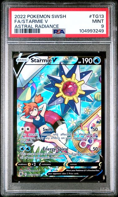 Starmie TG13 PSA 9 - Pokemon TCG 104993249