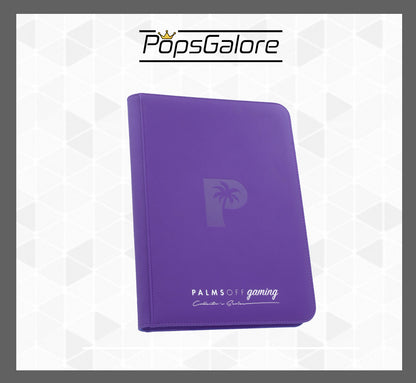 9 Pocket Zip Trading Card Binder Collectors Series - POG